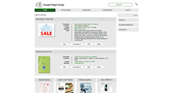 Desktop Screenshot of kuwaitpaperdump.com